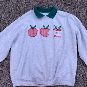 vintage apple sweatshirt